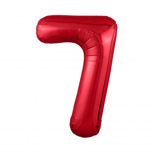 Agura фольг цифра Slim 7 червоний 102 см (в уп) Agura фольг цифра Slim 7 червоний 102 см (в уп)
