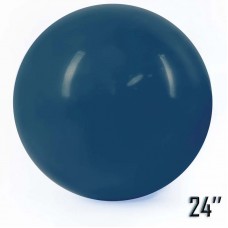 24" (60 см) латексна повітряна куля синя Navy (артшоу) 1шт
