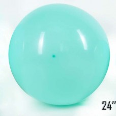 24" (60см) Латексна куля аквамарин макарун (артшоу) 1шт