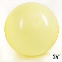 24" (60см) Латексна куля жовтий макарун (артшоу) 1шт