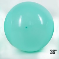 36" (91см) Латексна куля пастель аквамаринова (артшоу) 1шт