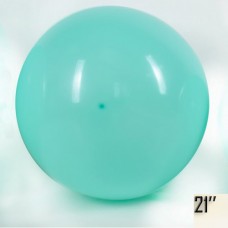 21" (53см) Латексна куля пастель аквамарин (артшоу)