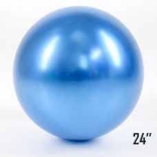 24" (60 см) латексна повітряна куля Синя Brilliance (артшоу) 1шт