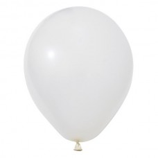 12" (30 см) пастель Белый  (100шт) Balonevi