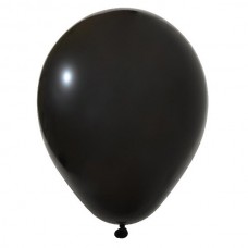 12" (30 см) пастель Черный (100шт) Balonevi
