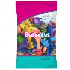 12" (30 см) металлик Ассорти (100шт) Balonevi