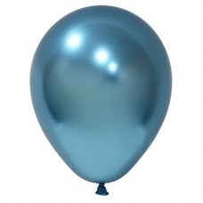 12" (30 см) Хром Синий (50шт) Balonevi