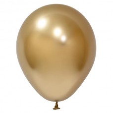 12" (30 см) Хром Золотой (50шт) Balonevi