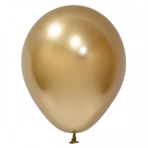 12" (30 см) Хром Золотий (50шт) Balonevi 12" (30 см) Хром Золотий (50шт) Balonevi