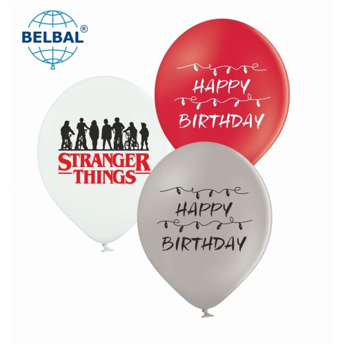 ММ 12" (30см) Stranger Things, Happy Birthday (25 шт) BelBal ММ 12" (30см) Stranger Things, Happy Birthday (25 шт) BelBal