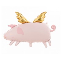 Свинка з крильцями 80х65см (PartyDeco Польща) БФ УП