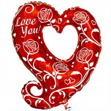 Фігура love you Cердце з трояндами (fm Іспания) БФ