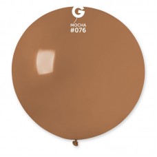 31" (78см)/76 шар латексный пастель мокко (1шт) Gemar (Италия)