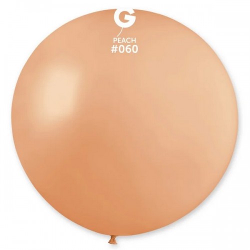 31" (78см)/60 шар латексный пастель персиковый (1шт) Gemar (Италия) 31" (78см)/60 шар латексный пастель персиковый (1шт) Gemar (Италия)