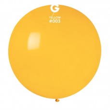 31" (78см)/03 куля латексна пастель світло-жовтий (1шт) Gemar (Італія)