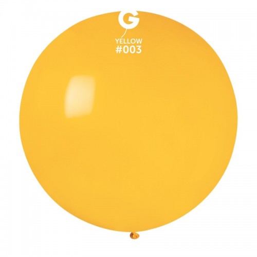 31" (78см)/03 куля латексна пастель світло-жовтий (1шт) Gemar (Італія) 31" (78см)/03 куля латексна пастель світло-жовтий (1шт) Gemar (Італія)