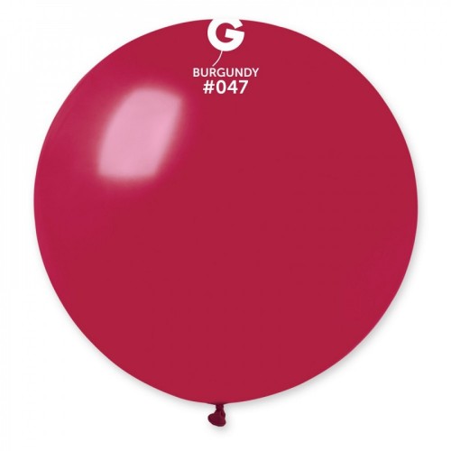 31" (78см)/47 куля латексна пастель бургундія (1шт) Gemar (Італія) 31" (78см)/47 куля латексна пастель бургундія (1шт) Gemar (Італія)