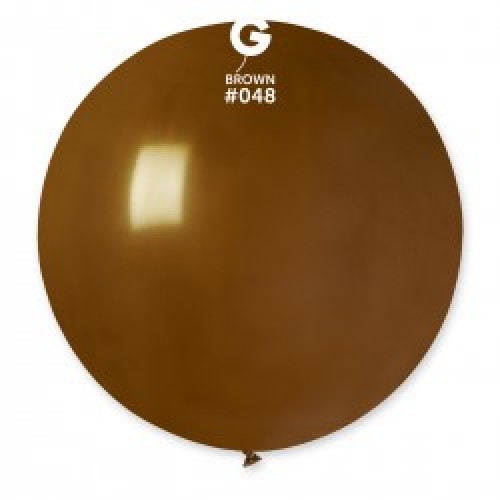 31" (78см)/48 шар латексный пастель коричневый (1шт) Gemar (Италия) 31" (78см)/48 шар латексный пастель коричневый (1шт) Gemar (Италия)
