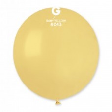 19" (48см)/43 куля латексна пастель гірчично-жовта (1шт) Gemar (Італія)