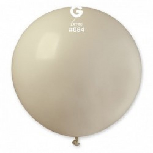31" (78см)/84 куля латексна пастель латте (1шт) Gemar (Італія) 31" (78см)/84 куля латексна пастель латте (1шт) Gemar (Італія)