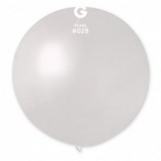31" (78см)/28 шар латексный металлик перламутр (1шт) Gemar (Италия)