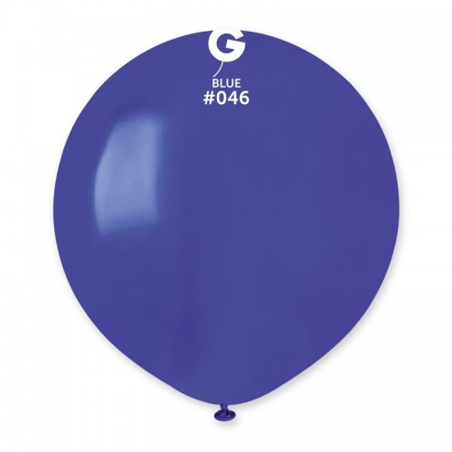 19" (48см)/46 шар латексный пастель темно-синий (1шт) Gemar (Италия) 19" (48см)/46 шар латексный пастель темно-синий (1шт) Gemar (Италия)
