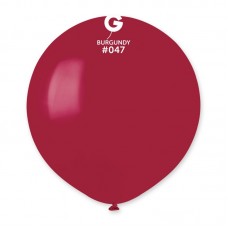19" (48см)/47 куля латексна пастель бургундія (1шт) Gemar (Італія)