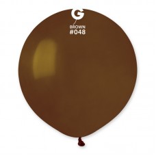 19" (48см)/48 куля латексна пастель коричнева (1шт) Gemar (Італія)