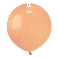 19" (48см)/60 куля латексна пастель персикова (1шт) Gemar (Італія)