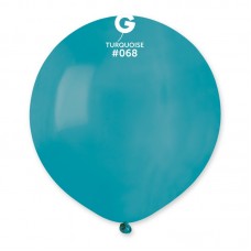 19" (48см)/68 куля латексна пастель бірюза (1шт) Gemar (Італія)