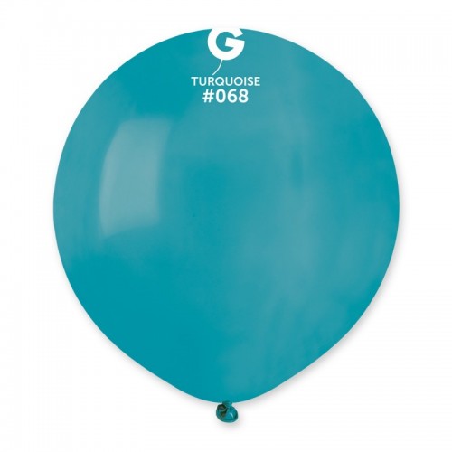 19" (48см)/68 куля латексна пастель бірюза (1шт) Gemar (Італія) 19" (48см)/68 куля латексна пастель бірюза (1шт) Gemar (Італія)