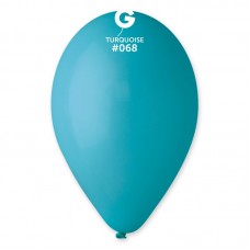 10" (25см)/68 куля латексна пастель бірюза (100шт) Gemar (Італія)