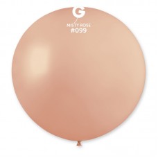 31" (78см)/99 шар латексный пастель туманно-розовый (1шт) Gemar (Италия)
