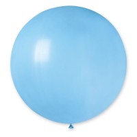 31" (78см)/09 шар латексный пастель голубой (1шт) Gemar (Италия)