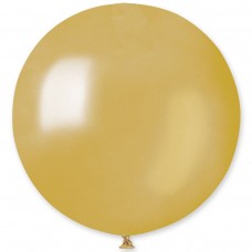 31" (78см)/74 куля латексна металік сатин золота (1шт) Gemar (Італія)