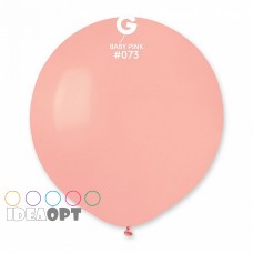 19" (48см)/73 куля латексна пастель ніжно-рожева (1шт) Gemar (Італія)