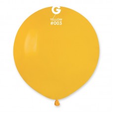19" (48см)/03 куля латексна пастель жовта (1шт) Gemar (Італія)