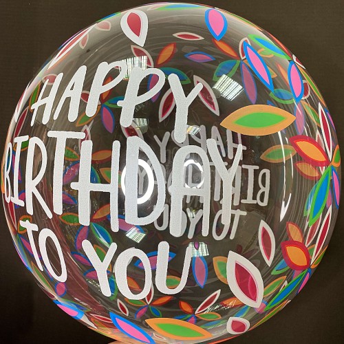 20" (50см) Баблс з принтом Happy Birthday 20" (50см) Баблс з принтом Happy Birthday