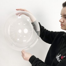 Куля bubble / баблс 20" (50см) Китай (реальний розмір 40см) Bobo червона уп