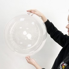Куля bubble / баблс 24" (61см) Китай (реальний розмір 47см) Bobo червона уп