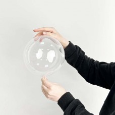 Куля bubble / баблс 12" (30см) Китай (реальний розмір 24см) Bobo червона уп
