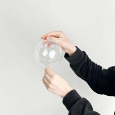 Куля bubble / баблс 8" (20см) Китай (реальний розмір 16см) Bobo червона уп