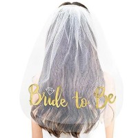 Фата "Bride to be" в золоті 