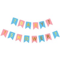 Прапорці паперові "Baby Shower"