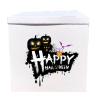 Наклейка на коробку Happy Halloween (50см)