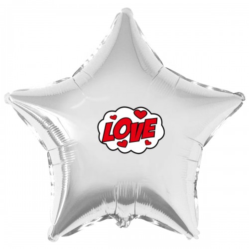 Наклейка кольорова LOVE на кулю 18 "(45см) Наклейка кольорова LOVE на кулю 18 "(45см)