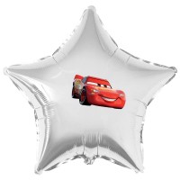 Наклейка кольорова Тачка на кулю 18 "(45см)