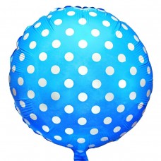 18" (45см) горошок на блакитному (fm Іспанія)
