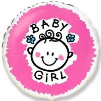 18" (45см) Круг baby girl (fm Испания)