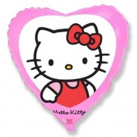 18" (45см) hello kitty на розовом (fm Испания)